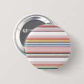 moderne kleurrijke strepen ronde button 5,7 cm (Voorkant /achterkant)