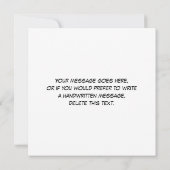 Moderne Kleurrijke Stripboek POP Kaart (Achterkant)