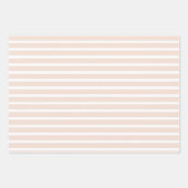 Moderne, kleurrijke stripes paasmager inpakpapier vel (Voorkant)