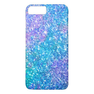 Moderne kleurrijke trendy glitter print 	iPhone 8/7 plus hoesje