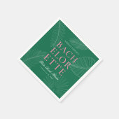 Moderne kleurrijke tropische palmbladeren Bachelor Servet (Hoek)