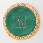 Moderne kleurrijke tropische palmbladeren papieren bordje<br><div class="desc">Introductie van onze moderne kleurrijke tropische palmbladeren suite, een levendige en stijlvolle keuze voor koppels die op zoek zijn naar een eigentijds en tropisch thema voor hun speciale dag. Deze suite omvat een scala aan essentiële huwelijksbriefpapier, inclusief uitnodigingen, RSVP-kaarten, save-the-date-kaarten en bedankkaarten, allemaal versierd met prachtige palmblad design die een...</div>