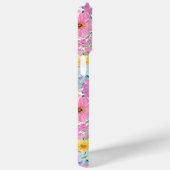 Moderne Kleurrijke Tuin Met Initiaal Case-Mate iPhone Case (Achterkant / Rechts)