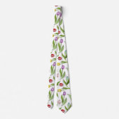 Moderne, kleurrijke Tulp-ventilator Stropdas (Achterkant)