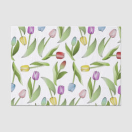 Moderne, kleurrijke Tulp-ventilator Tissuepapier