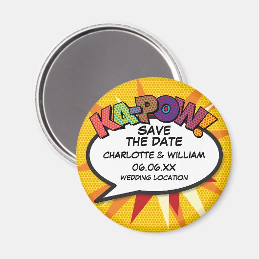 Moderne kleurrijke veer sparen de Datum Magneet (Voorkant / Achterkant)