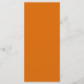 Moderne kleurrijke verbrande Oranje geometrische b Menu (Achterkant)