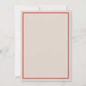 Moderne kleurrijke Verona bruiloft uitnodiging (Achterkant)