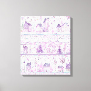 Moderne Kleurrijke Verpakte Kunst Canvas Print