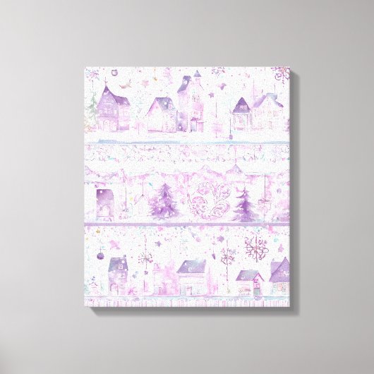 Moderne Kleurrijke Verpakte Kunst Canvas Print (Voorkant)