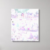 Moderne Kleurrijke Verpakte Kunst Canvas Print (Voorkant)