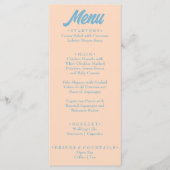 Moderne Kleurrijke Vetgedrukte Minimale Retro Unie Menu (Voorkant)