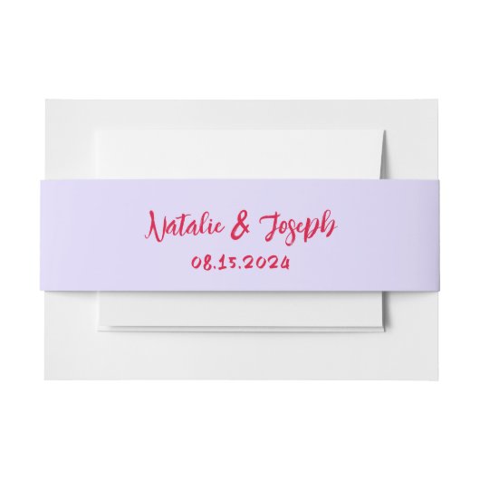 Moderne Kleurrijke Vette Heldere Retro Unieke Huwe Uitnodigingen Wikkel (Voorkant Voorbeeld)