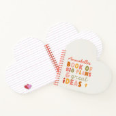 Moderne kleurrijke vette typografie plannen en ide notitieboek (Binnen)