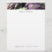 Moderne kleurrijke voeding briefhoofd (Voorkant)