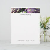 Moderne kleurrijke voeding briefhoofd (Staand voorkant)