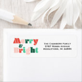 Moderne kleurrijke vrolijk en helder etiket (Insitu)