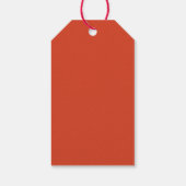 Moderne Kleurrijke Vrolijke Kerstmis Cadeaulabel (Achterkant)