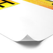 Moderne, kleurrijke waterverf hartstilstand van de poster (Hoek)