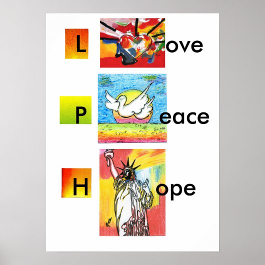 Moderne, kleurrijke waterverf hartstilstand van de poster (Voorkant)