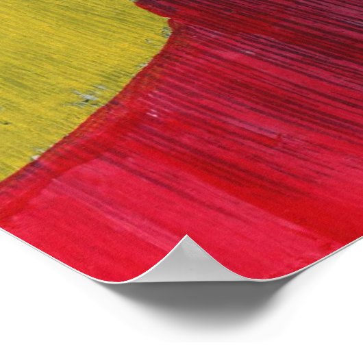 Moderne, kleurrijke waterverf Mahatma Gandhi Poster (Hoek)