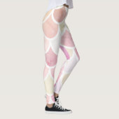 Moderne kleurrijke Waterverf Mermaid Scales Patroo Leggings (Rechts)