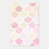 Moderne kleurrijke Waterverf Mermaid Scales Patroo