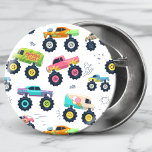 Moderne, kleurrijke Waterverf monster-wagens Ronde Button 5,7 Cm<br><div class="desc">Dit moderne ontwerp is voorzien van een waterverf patroon van kleurrijke monsterauto's #jarig #party #partyuses #verjaardagparty #kleurful #kleurful #douane #patroon #masculine #kinder #trendy #cool #design #waterverf #monstercars #vrachtwagens #plezier #wagen</div>