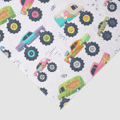 Moderne, kleurrijke Waterverf monster-wagens Tissuepapier (Detail)