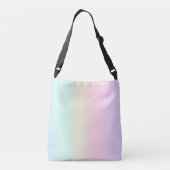 Moderne, kleurrijke Waterverf regenboog Crossbody Tas (Achterkant)