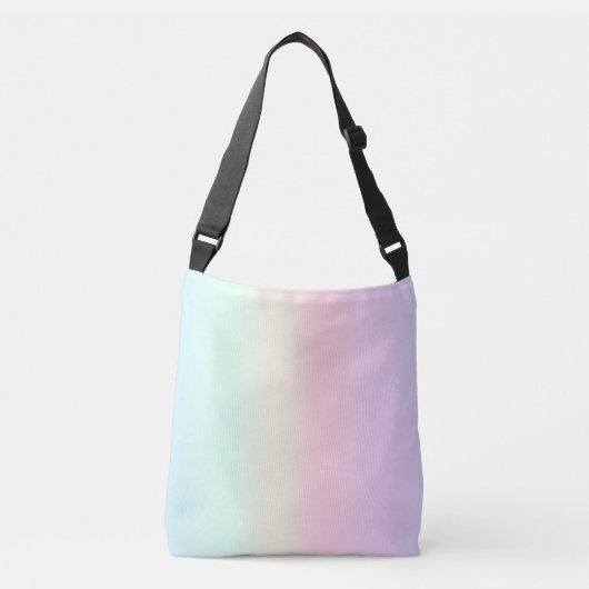 Moderne, kleurrijke Waterverf regenboog Crossbody Tas (Voorkant)