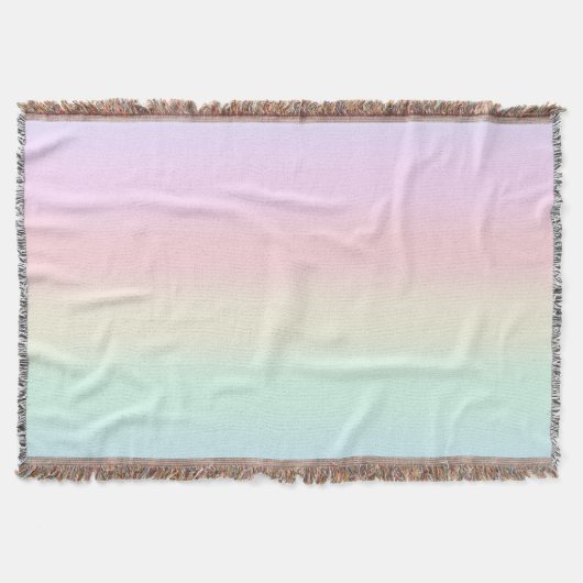 Moderne, kleurrijke Waterverf regenboog Deken (Voorkant)