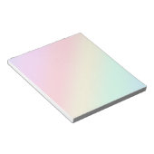 Moderne, kleurrijke Waterverf regenboog Notitieblok (Schuin)