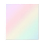 Moderne, kleurrijke Waterverf regenboog Notitieblok (Voorkant)