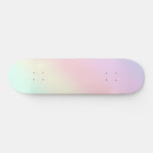 Moderne, kleurrijke Waterverf regenboog Persoonlijk Skateboard (Horizontaal)