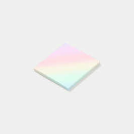Moderne, kleurrijke Waterverf regenboog Post-it® Notes