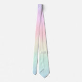 Moderne, kleurrijke Waterverf regenboog Stropdas (Achterkant)