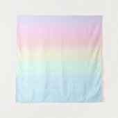 Moderne, kleurrijke Waterverf regenboog Wandkleed (Voorkant)