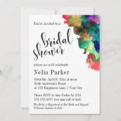 Moderne kleurrijke Waterverf Vrijgezellenfeest 1 Kaart (Voorkant)