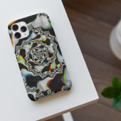 Moderne kleurrijke wervelfractal Psychedelic Case-Mate iPhone Case