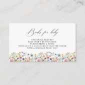 Moderne Kleurrijke Wildbloemen Bloemen Bloemen Boe Informatiekaartje (Voorkant)