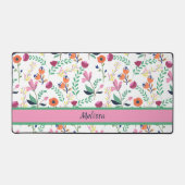 Moderne kleurrijke Wildflower Meadow Bloemen Bureaumat (Voorkant)