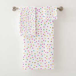 moderne kleurrijke witte handdoekset bad handdoek