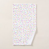 moderne kleurrijke witte handdoekset bad handdoek (Handdoek)