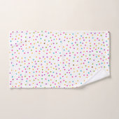moderne kleurrijke witte handdoekset bad handdoek (Handdoek)