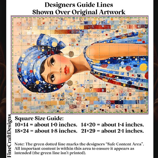 Moderne Klimt Geïnspireerde Vrouw EC5L Decoupage Tissuepapier