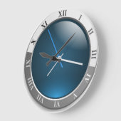 moderne klok, muurklokken, industriële klok (Hoek)