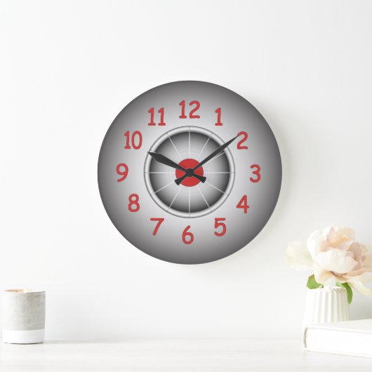 Moderne klok rond (Huis)