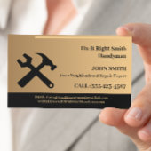 moderne klusjesman visitekaartje