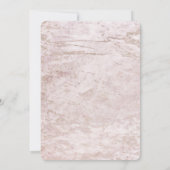 Moderne knikkers in Mauve met Roos gouden bruiloft Kaart (Achterkant)